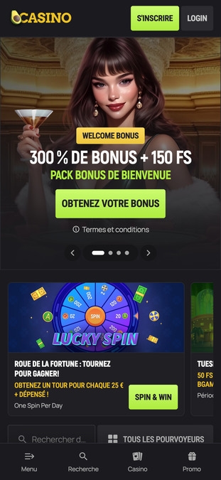 Avocasino application