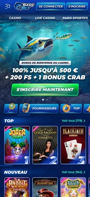 BassBet Casino application