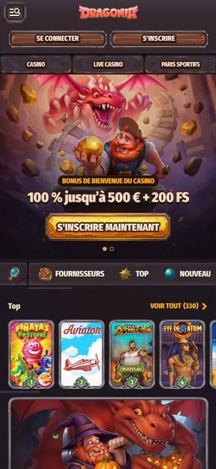 Dragonia Casino Application