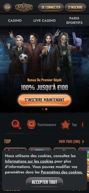 Gransino casino application