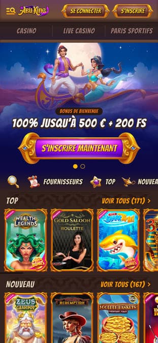 Abu King casino application