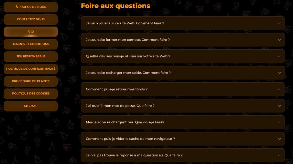 FAQ AmunRa casino