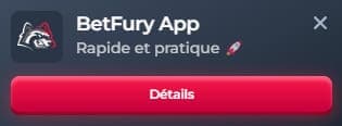 Betfury app téléchargement