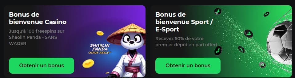 Bonus de bienvenue Betify