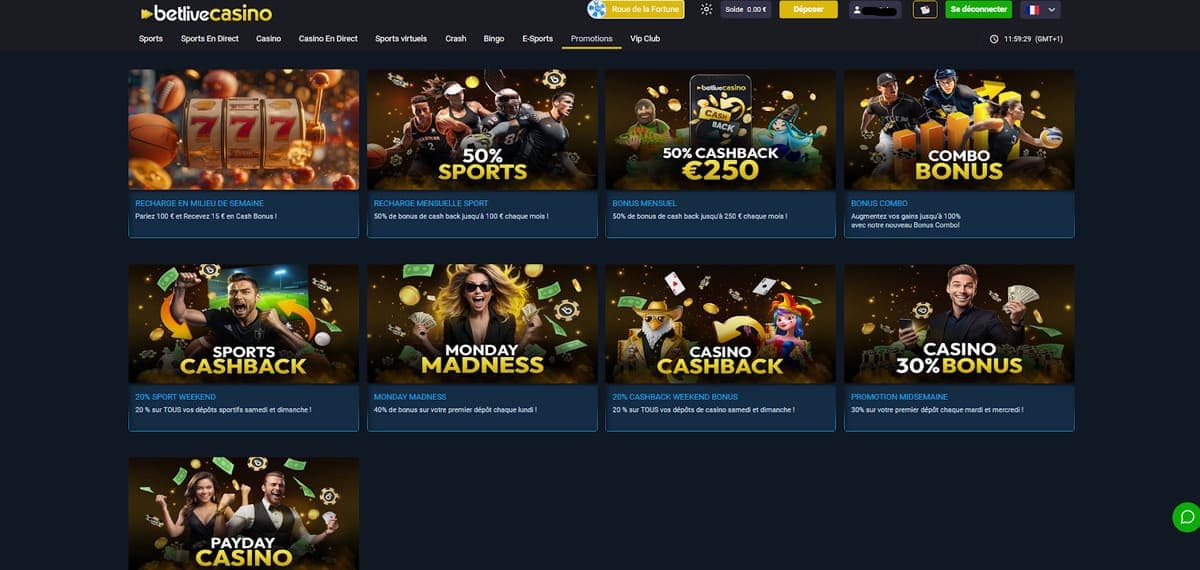 Promos BetLive Casino