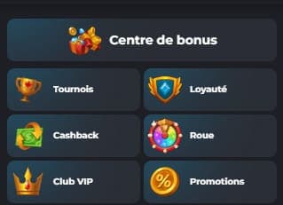 Centre de bonus BetonRed casino