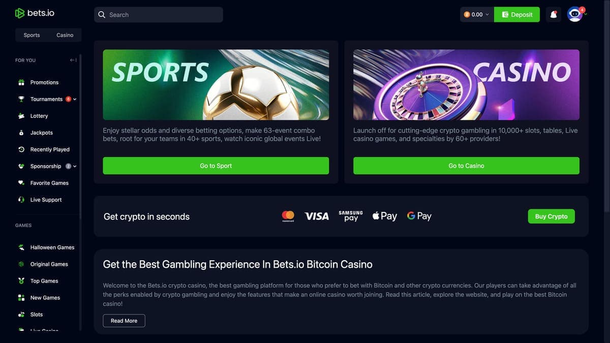 Bets.io casino