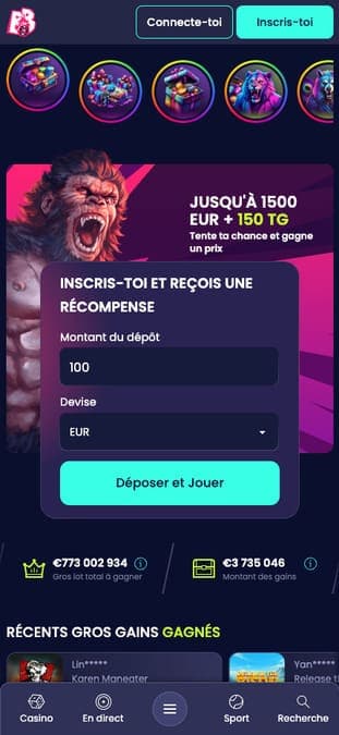 Boomsbet casino application