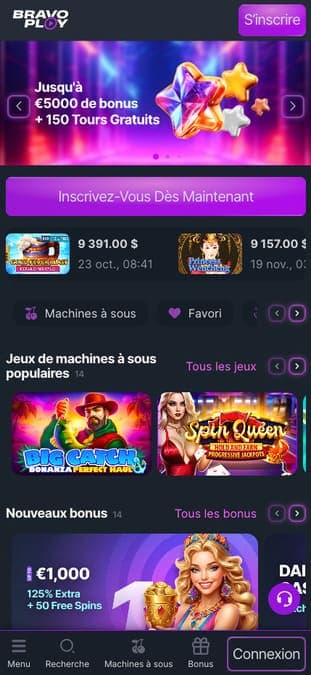 BravoPlay Casino Application