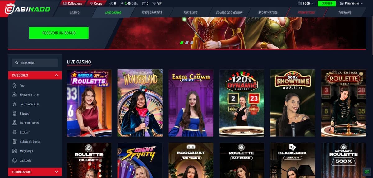 Live Casinado Casino