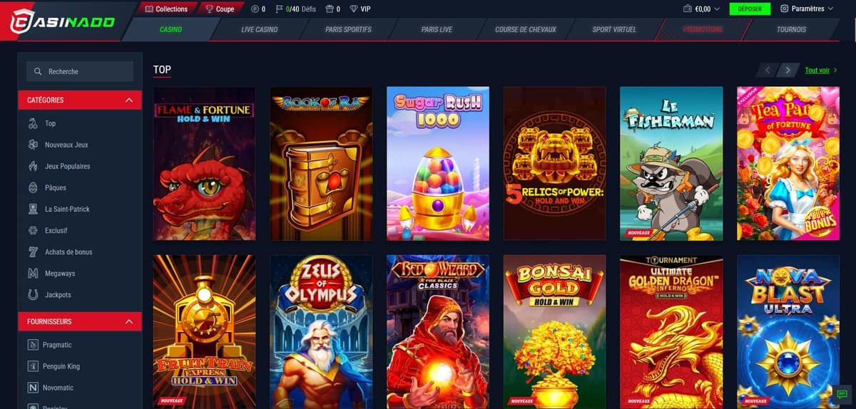 Lobby casino Casinado Casino