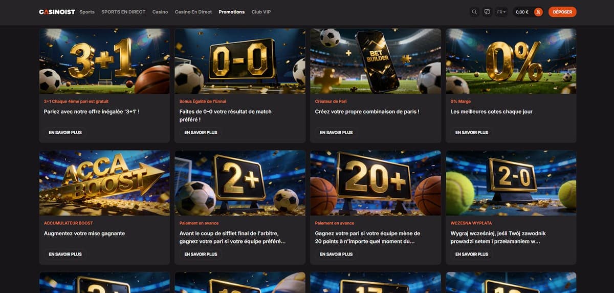 Promos sport Casinoist Casino