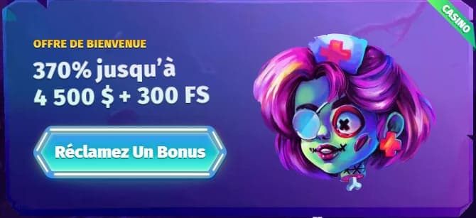 Bonus bienvenue Casombie Casino