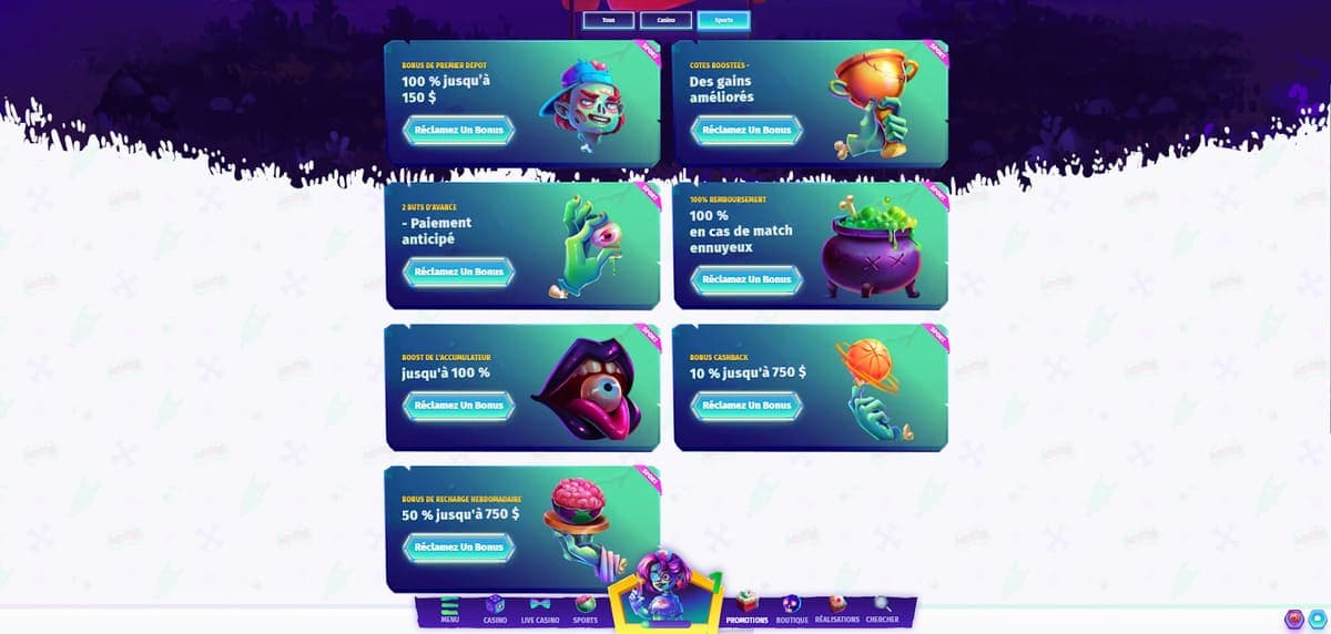 Free Spins Casombie Casino