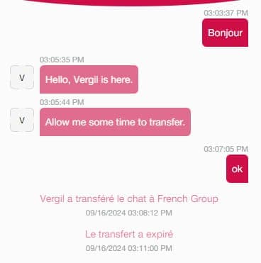 Transfert support français Cosmobet