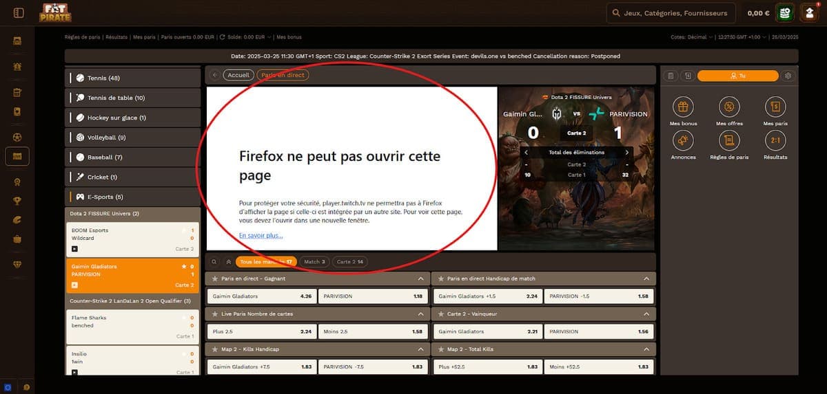 Bug Firefox Fat Pirate Casino
