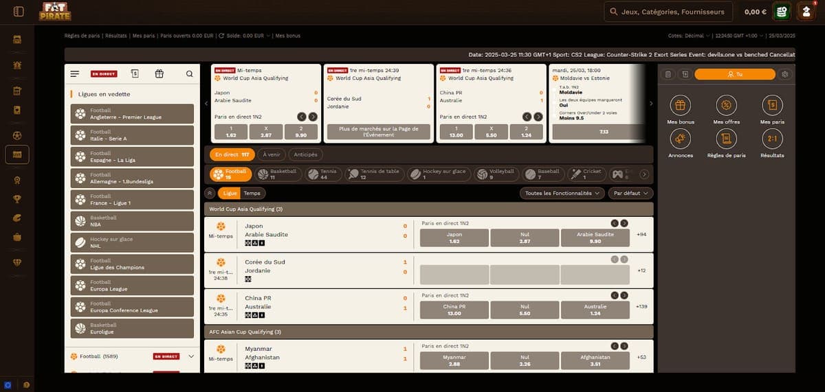 Paris en live Fat Pirate Casino