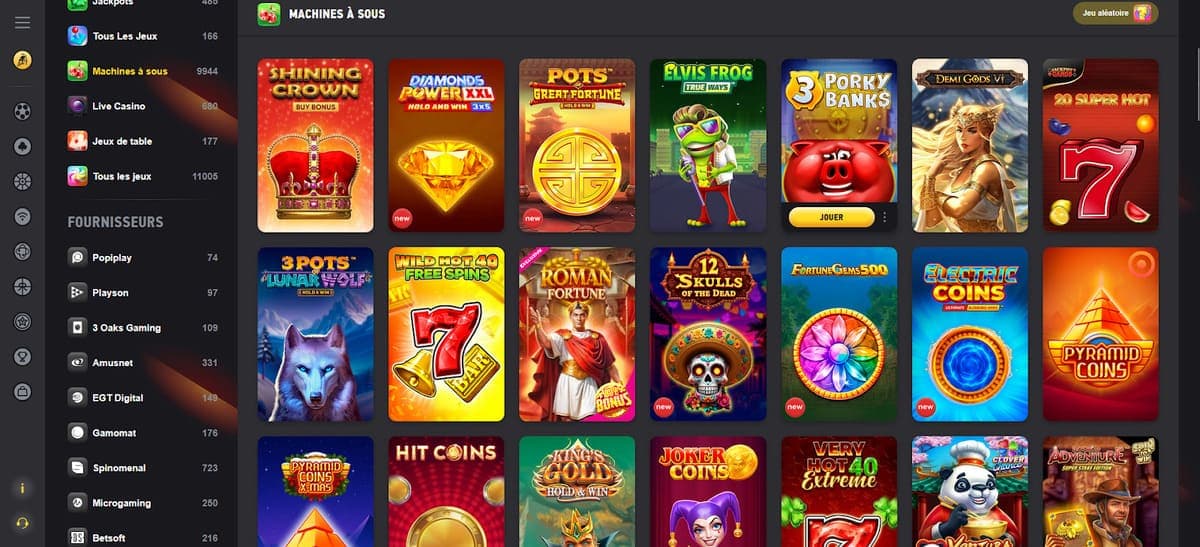 Machines à sous Fezbet Casino