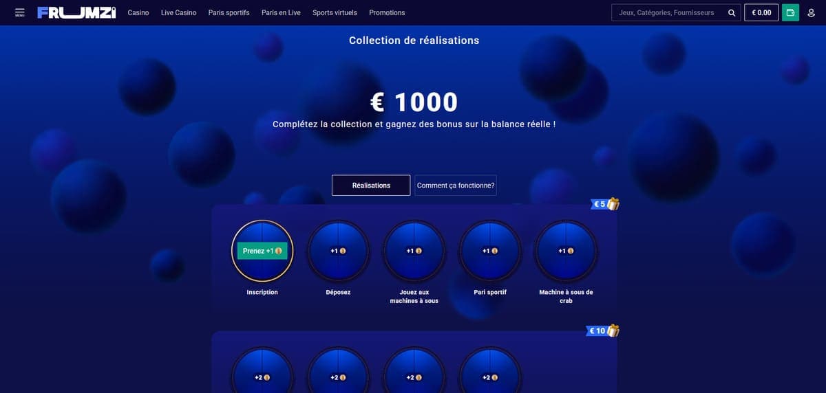 Réalisations Frumzi Casino
