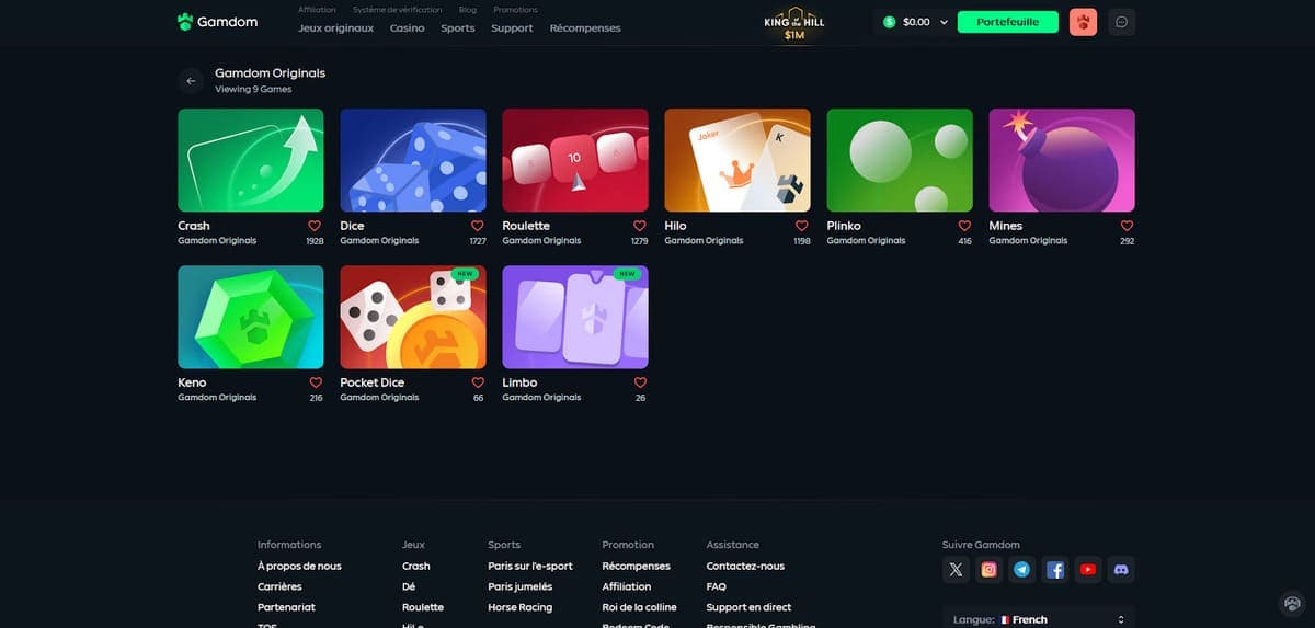 Gamdom Originals Gamdom Casino