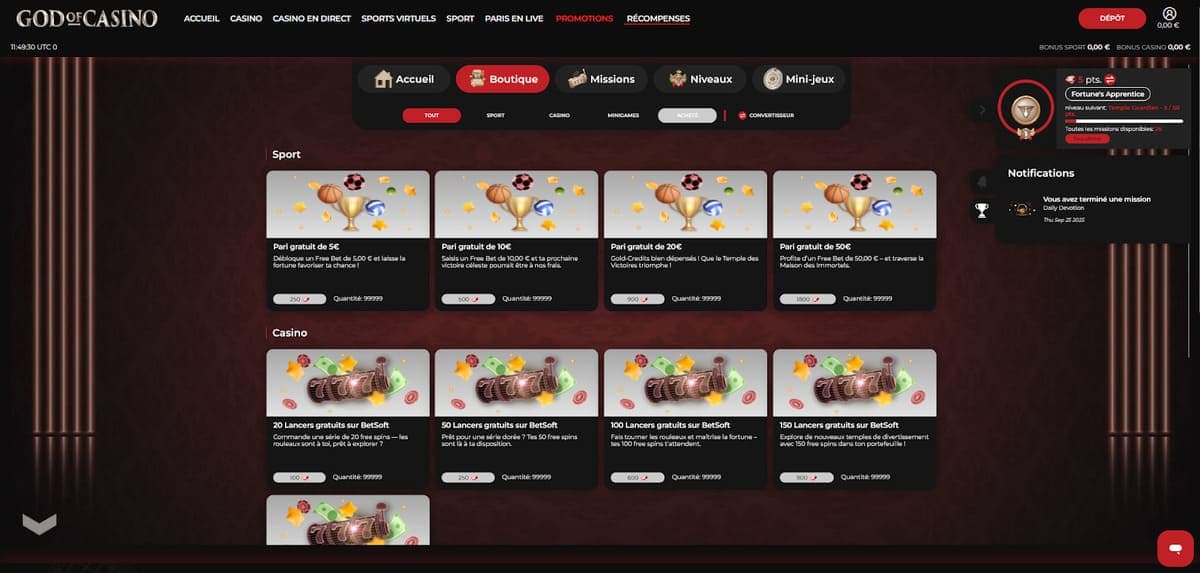 Boutique God of Casino