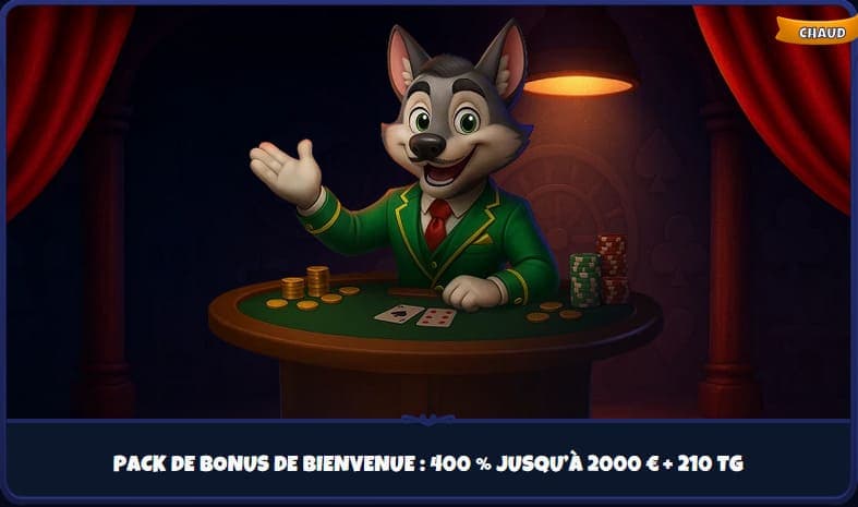 Bonus bienvenues Golobet Casino
