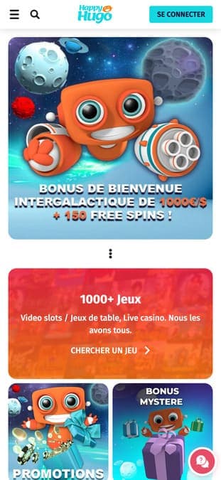 Happy Hugo casino application