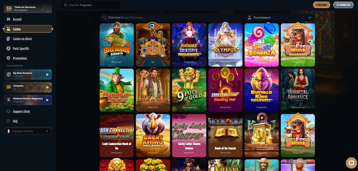 Ludothèque Kingdom Casino