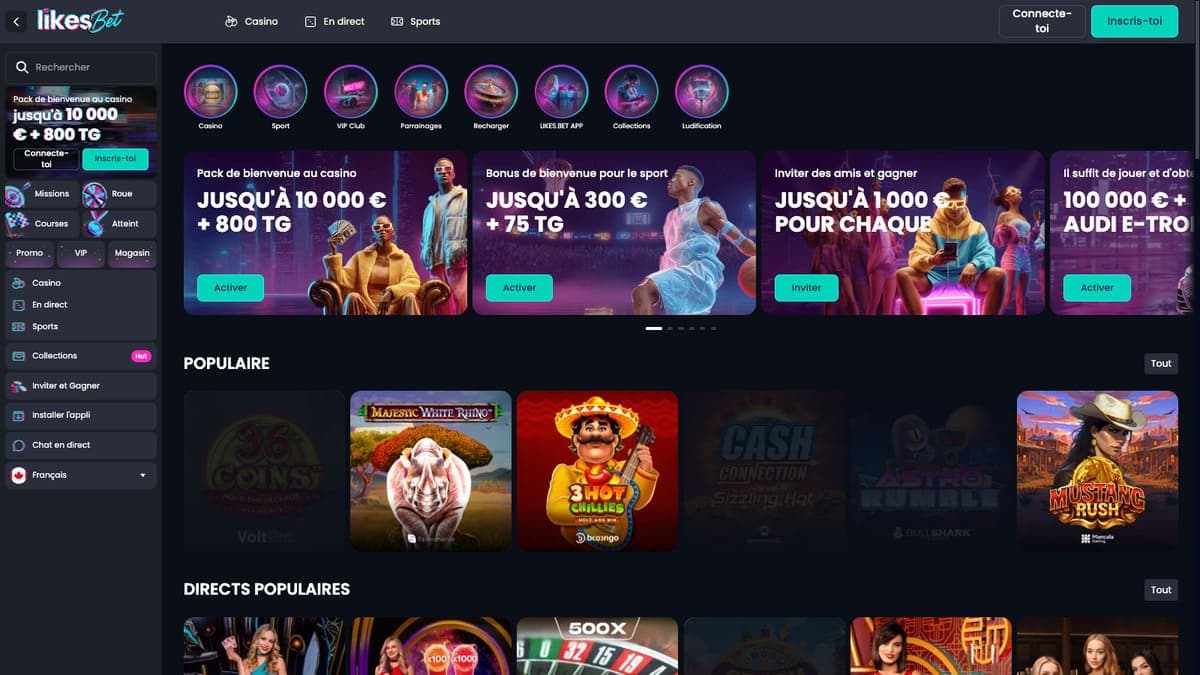 Likes bet Casino