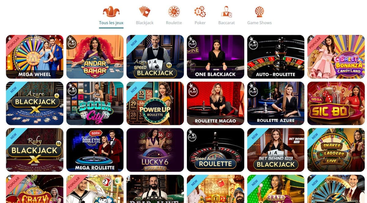 Casino en direct LocoWin