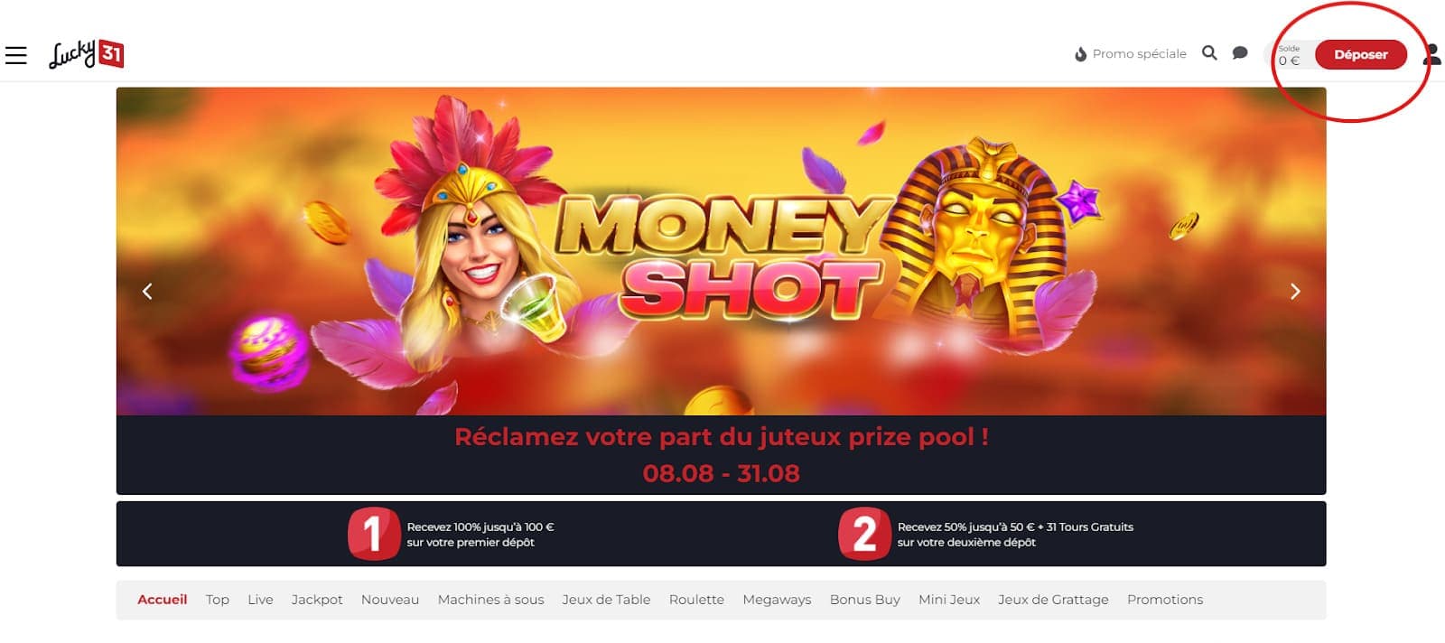 Accueil Lucky 31
