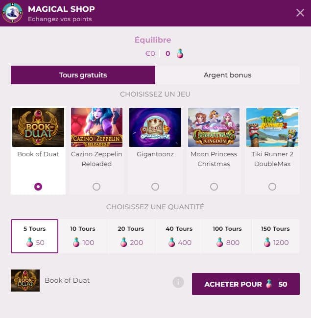 Magical Shop - Magical Spin casino