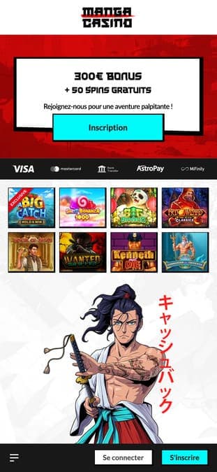 Manga Casino application