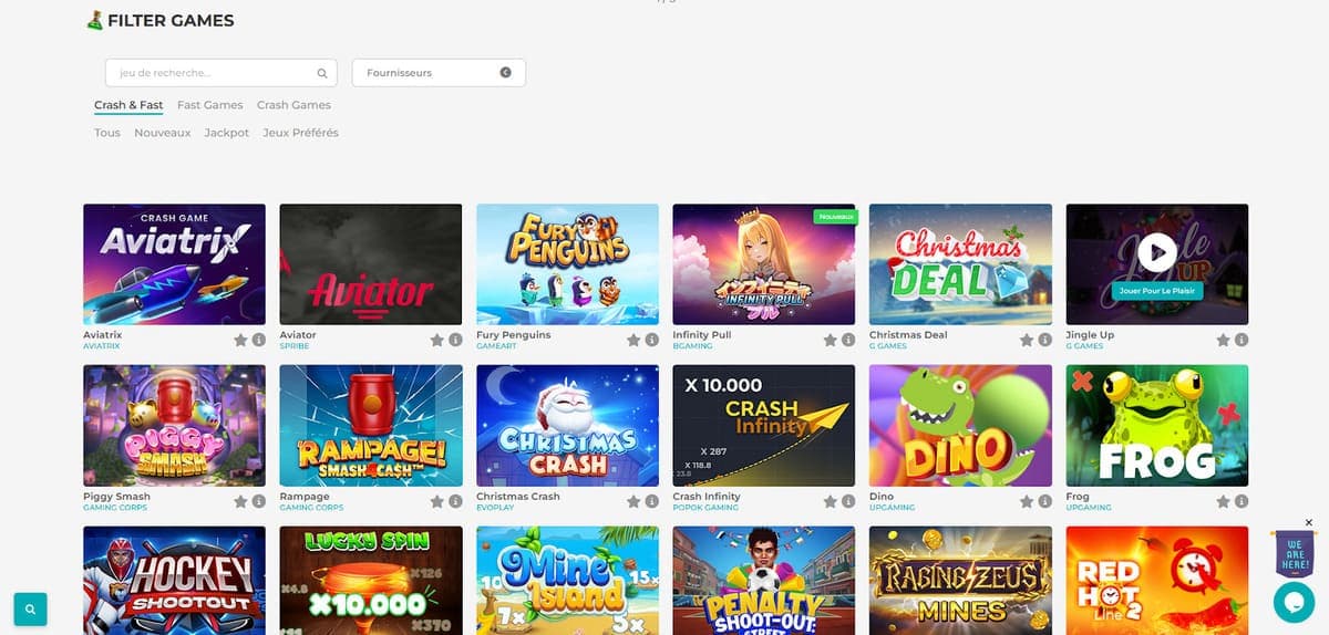 Crash & Fast Merlin Casino