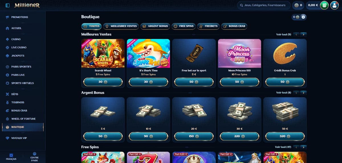 Boutique Millioner Casino