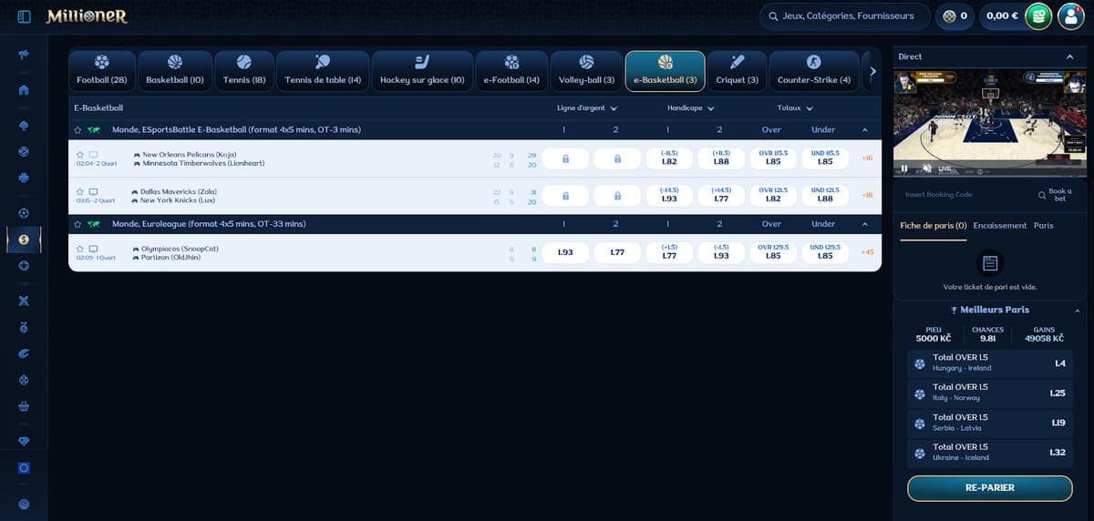 Paris live Millioner Casino