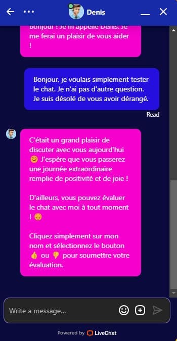 Chat conseiller MrPacho