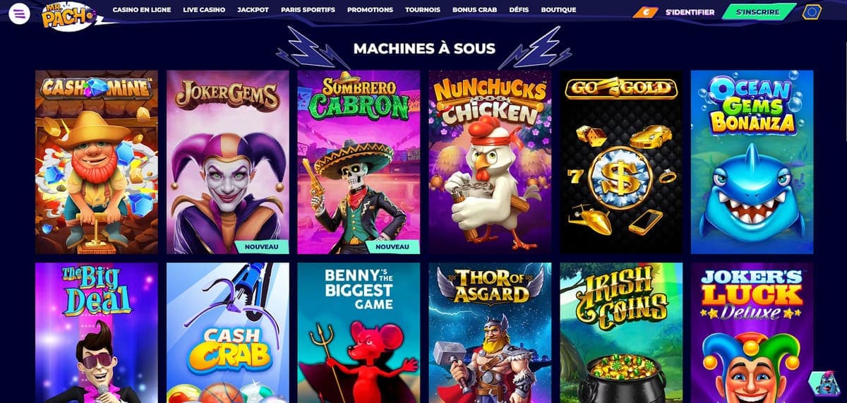 Machines à sous MrPacho Casino