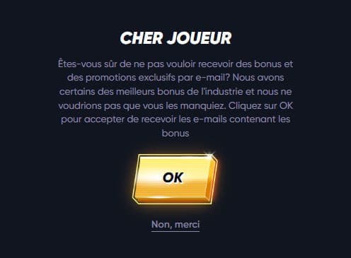 Recevoir notifications QuickWin