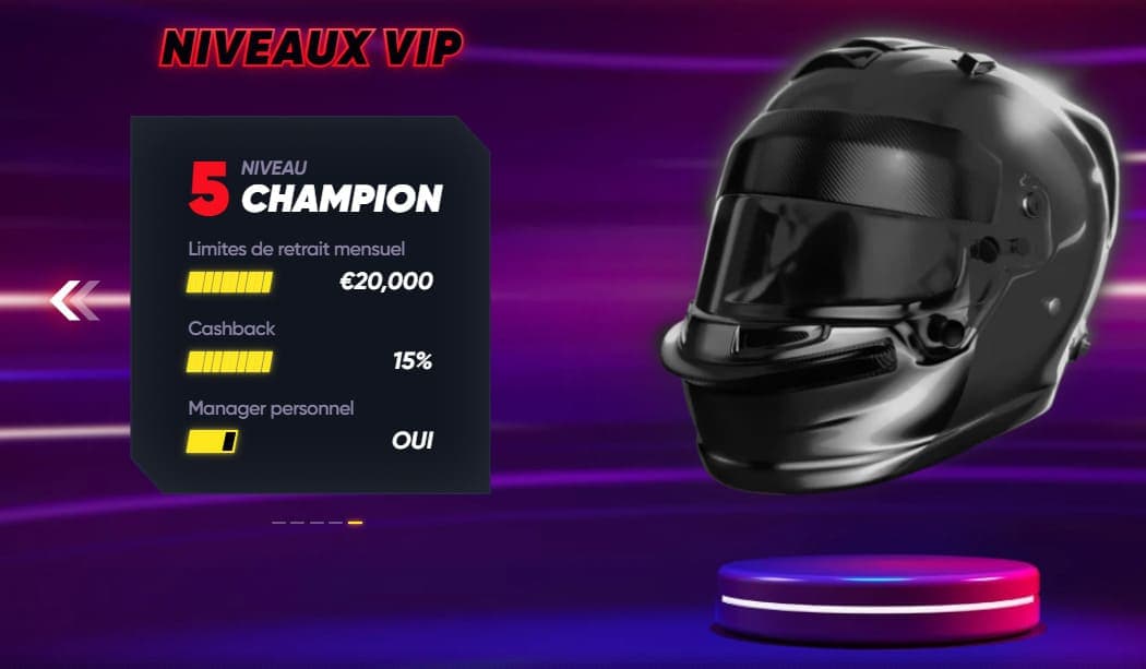 Niveau Champion VIP QuickWin