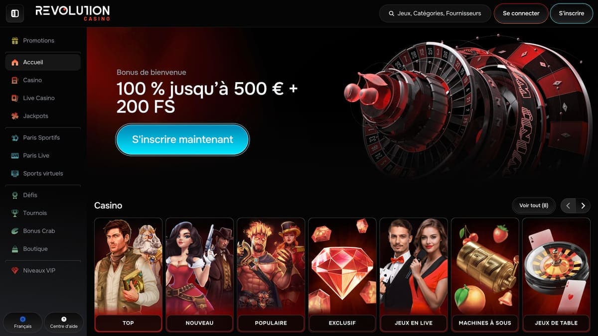 Revolution casino