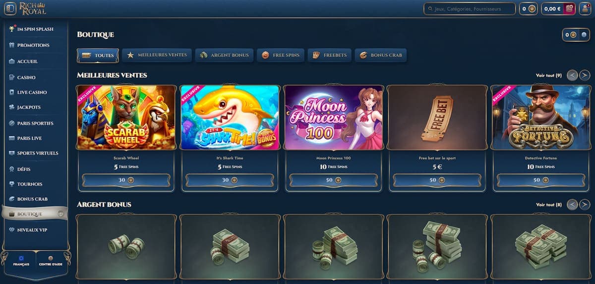 Boutique RichRoyal Casino