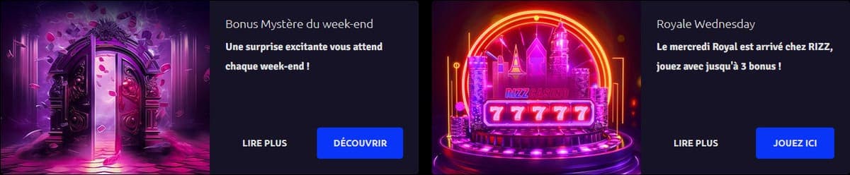 Machines à sous Rizz Casino