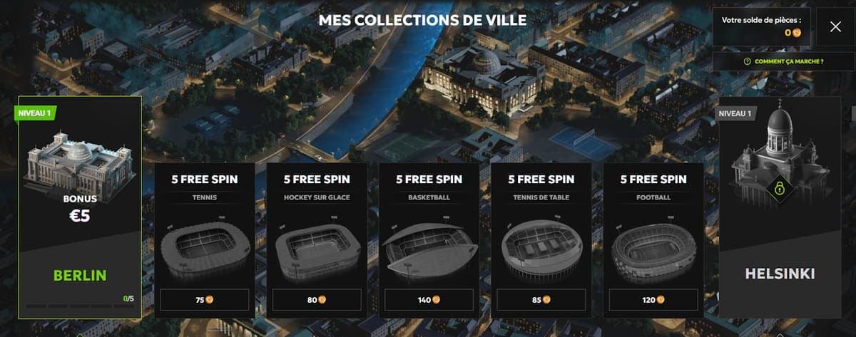 Collections ville RTBet casino