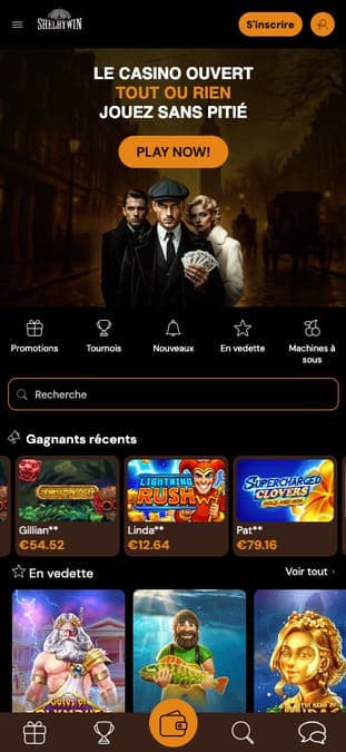 Shelbywin Casino Application