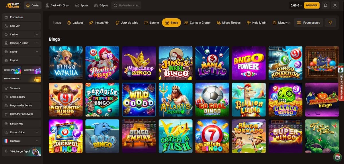 Bingo SlotLair Casino