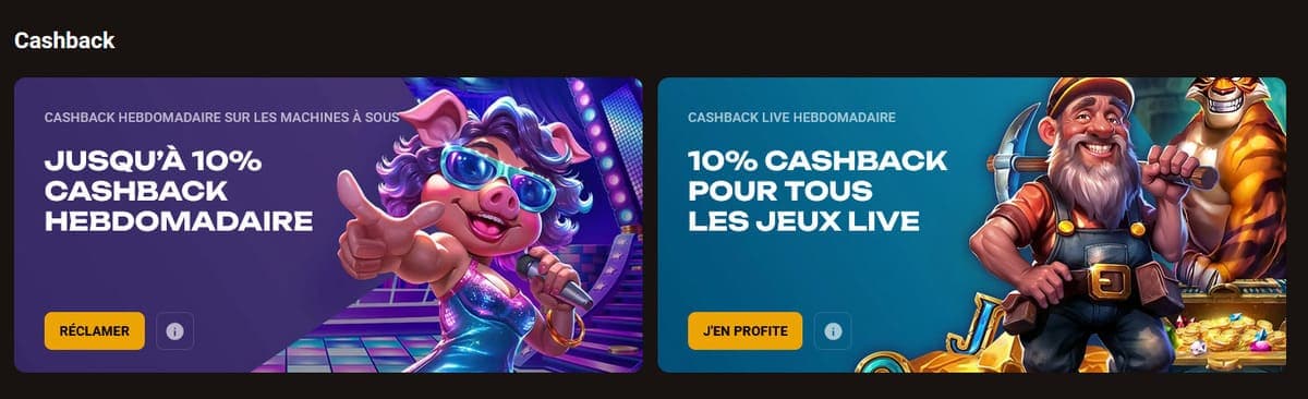 Cashback SlotLair Casino