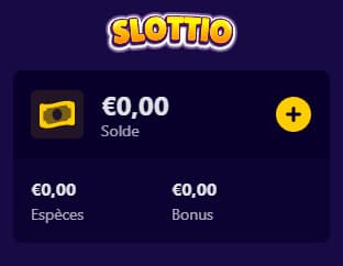 Mon solde Slottio casino