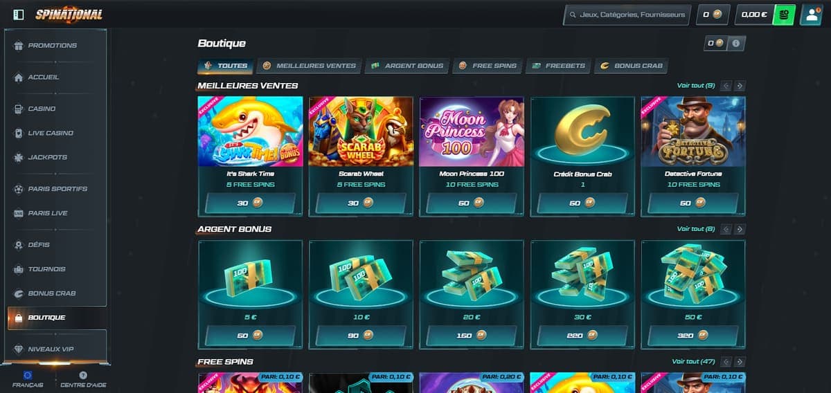 Boutique Spinational Casino