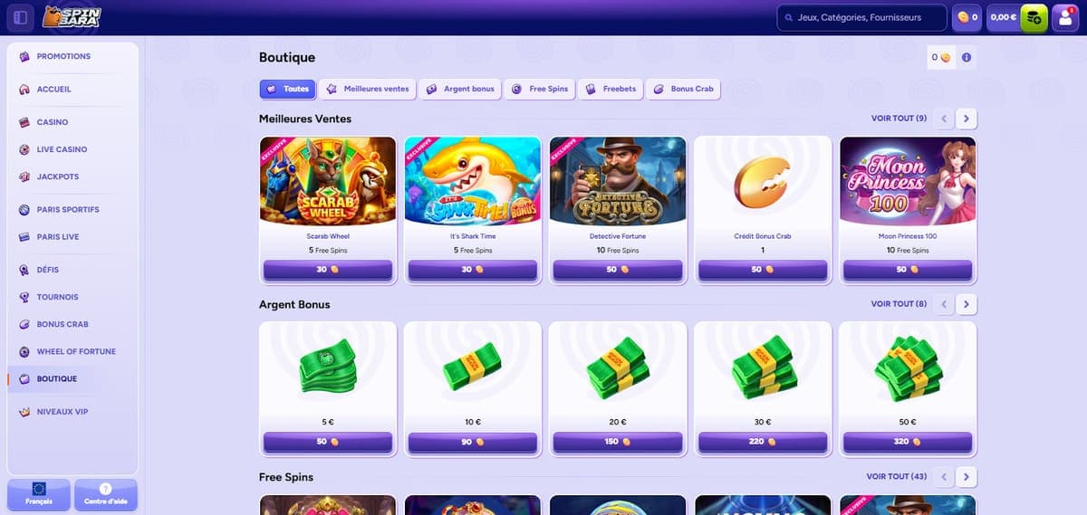 Boutique Spinbara Casino